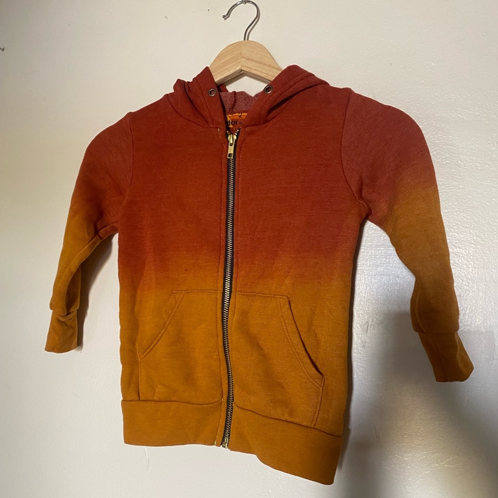 Aviator Nation Kids Orange Fade Collection Sweater